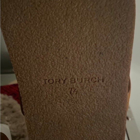 Tory Burch Shearling Miller Cloud Cork Sandal - Picture 5 of 7